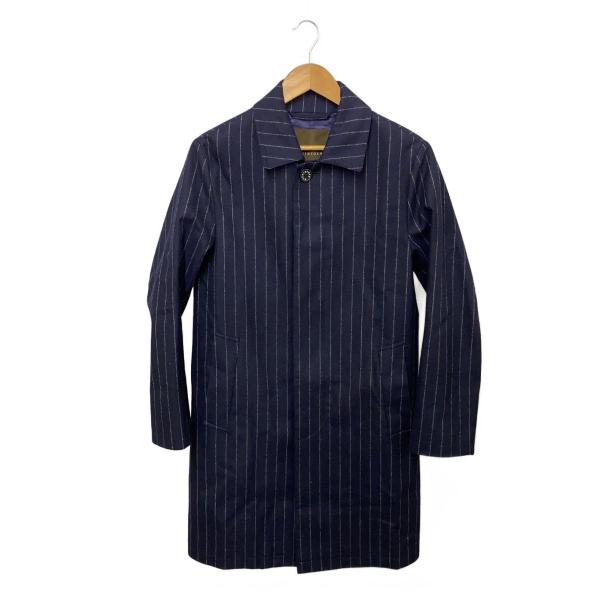 MACKINTOSH◇×Loro Piana/英国製/ステンカラーコート/36/ウール/NVY