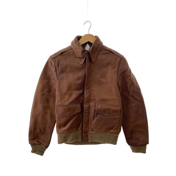 Willis& / レザージャケット・ブルゾン/S/レザー/CML Wills&Geiger/A-2タイプ/レザージャケット・ブルゾン/36/レザー/CML