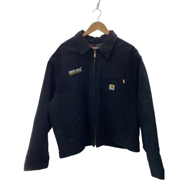 Carhartt◇ジャケット/--/コットン/BLK/無地/J001 BLK/デトロイト
