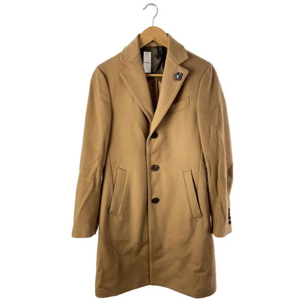 LARDINI◇チェスターコート/44/ウール/ベージュ : セカンド LARDINI◇チェスターコート/44/ウール/ベージュ : セカンド