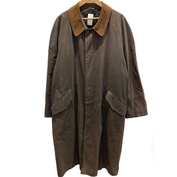 Brooks Brothers ステンカラーコート ロング丈 トラッド USA製 BROOKS BROTHERS◇ステンカラーコート/--/コットン/KHK/usa製