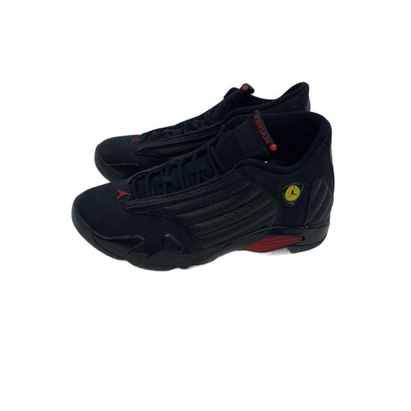 NIKE◆AIR JORDAN 14 RETRO/エアジョーダンレトロ/ブラック/487471-003/28.5cm/BLK//