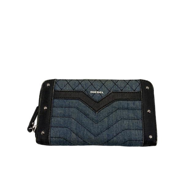 DIESEL◇長財布/デニム/IDG/無地/メンズ/X04082 P1031 : セカンド