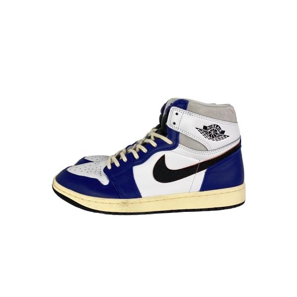 NIKE◆AIR JORDAN 1 HI OG_エアジョーダン 1 ハイ OG/27.5cm/ブルー/DZ5485-100//