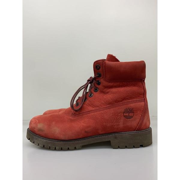 Timberland◇レースアップブーツ/27.5cm/RED/スウェード/A24WD