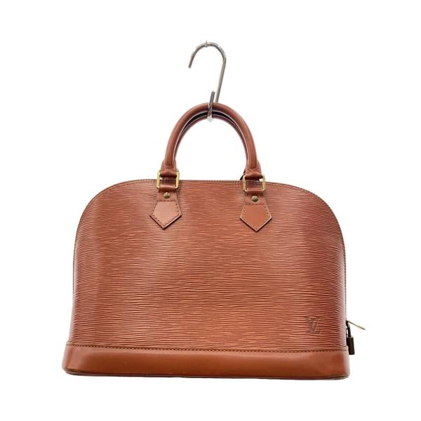 美品　Louis Vuitton エピ　アルマ　キャメル ルイヴィトンナノアルマ 2WAYバッグ 14127 黄 レディース