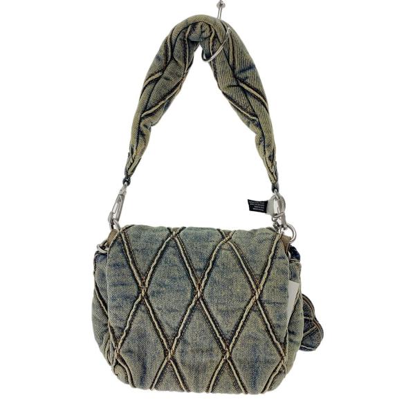 DIESEL◇Charm-D SHOULDER S/ショルダーバッグ/デニム/IDG/X09597P5570