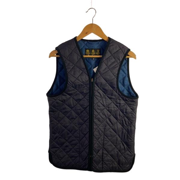 【値下げ】Barbour ウールキルティングベスト(ネイビー)40 Barbour ウールキルティングベスト(ネイビー)40