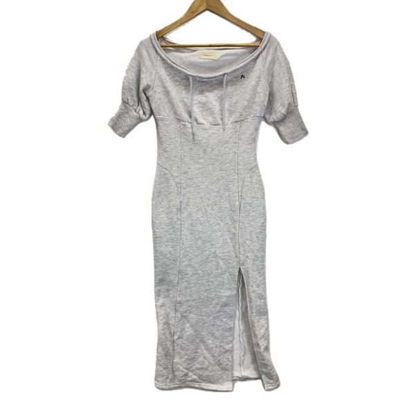 ANDMARY/半袖ワンピース/FREE/コットン/GRY/AM0988 : セカンド