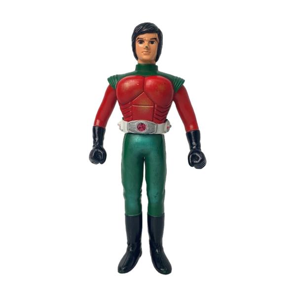 ソフビ　仮面ライダー（スカイライダー）　フィギュア POPPY◇ソフビ/スカイライダー/面取れ/面欠品/仮面ライダー/KAMEN
