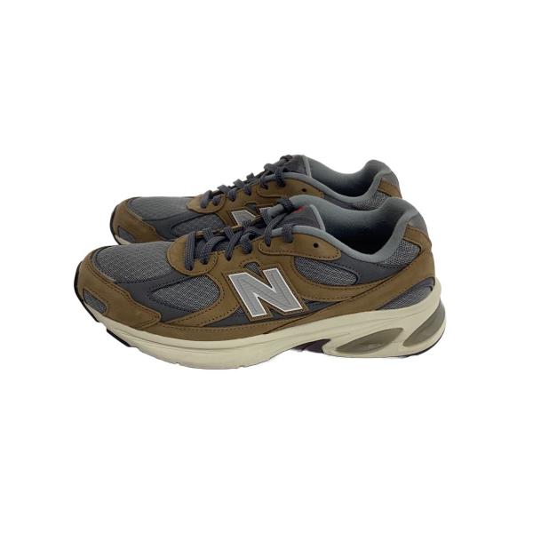 NEW BALANCE◆ローカットスニーカー/28.5cm/BRW/スウェード/U201020Q//