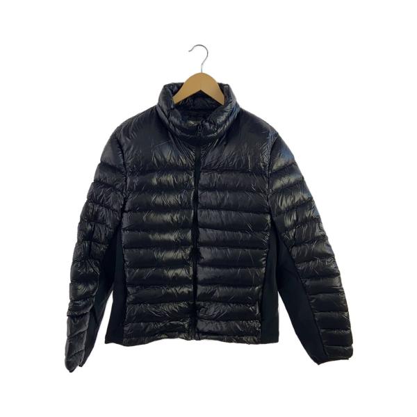 PRADA SPORT◇異素材ドッキング/ダウンジャケット/52/ナイロン/BLK