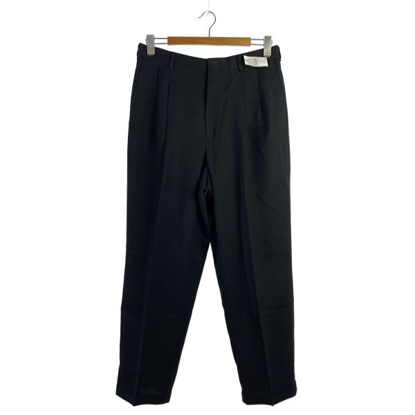 SLATES/90S/スラックスパンツ/34/ポリエステル/BLK : セカンド