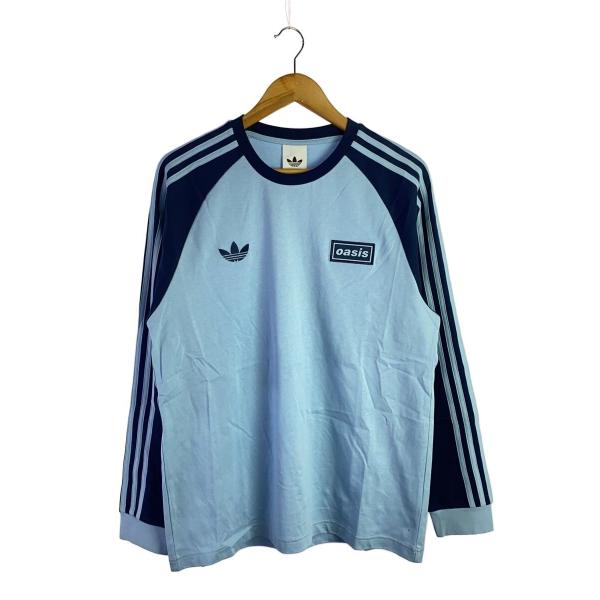 adidas◇S/×Oasis/ツアー スリーストライプス/長袖Tシャツ/2XL
