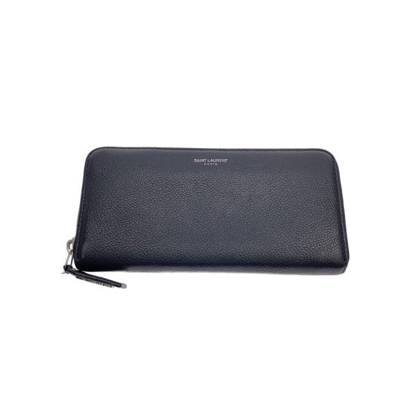 SAINT LAURENT◇長財布/レザー/BLK/メンズ/INN414680・0119