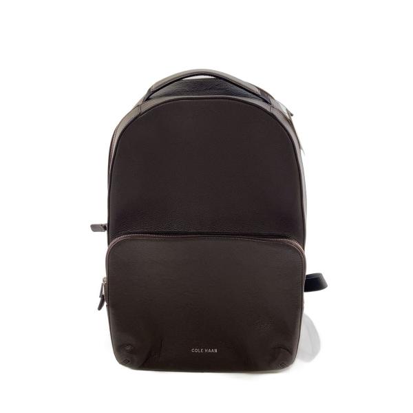 COLE HAAN◇リュック/レザー/BRW/無地 : セカンドストリートYahoo!店