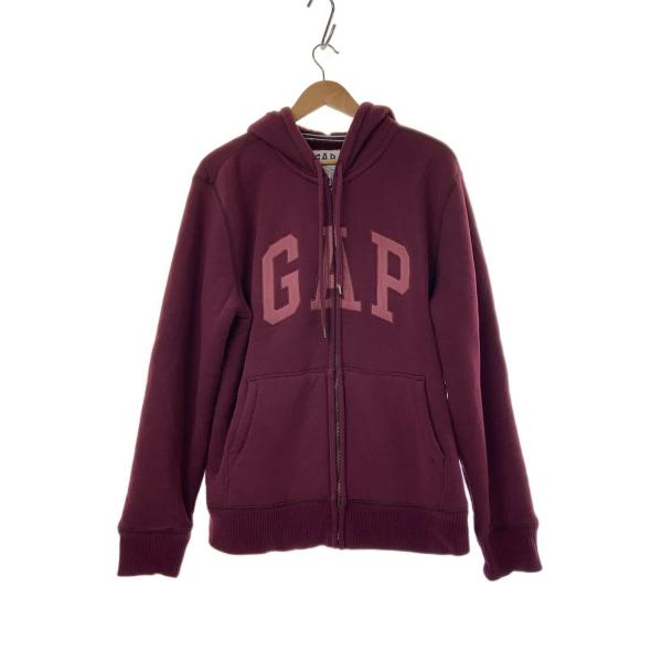 希少OLD GAP ギャップ ジップパーカー 裏ボア 裏起毛 パープル 短丈 GAP◇ジップパーカー/XL/コットン/パープル/oldgap/裏ボア : セカンド