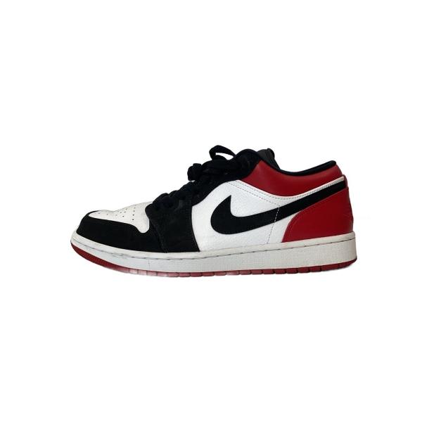 NIKE◆AIR JORDAN 1 LOW/エアジョーダンロー/ホワイト/553558-116/28cm/WHT/PVC//