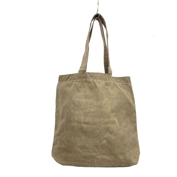 LE LABO/WAXED CANVAS/トートバッグ/キャンバス/BRW/無地 : セカンド