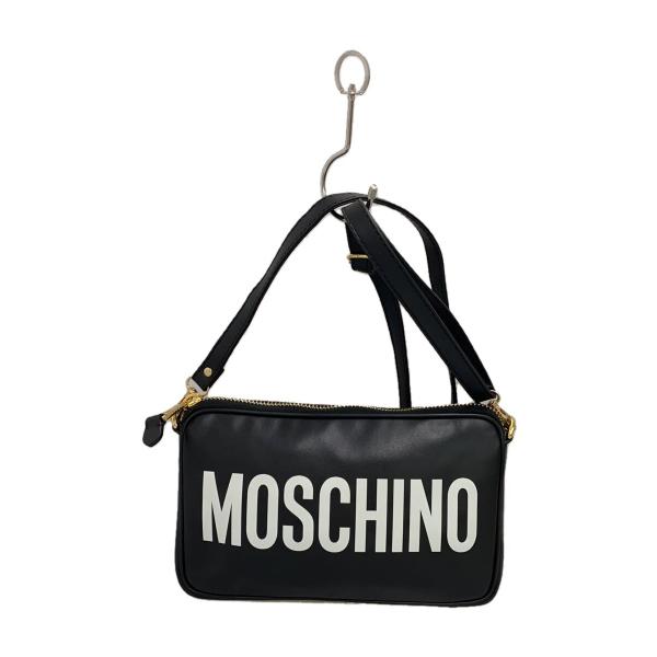 MOSCHINO◇ショルダーバッグ/レザー/BLK : セカンドストリート MOSCHINO◇ショルダーバッグ/レザー/BLK : セカンドストリート