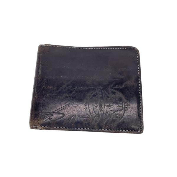 BERLUTI 二つ折り財布 BERLUTI ベルルッティ マネークリップ/2つ折り財布/FIGURE SCRITTO