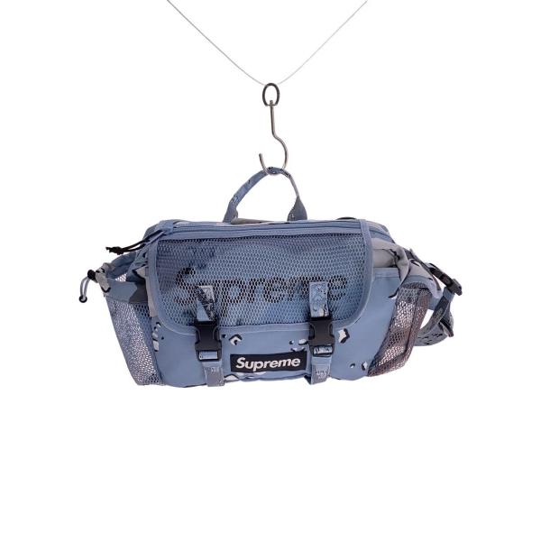 Supreme◇20SS/Waist Bag/ウエストバッグ/ナイロン/BLU/カモフラ