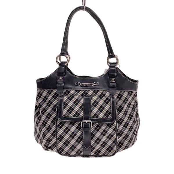 美品★Burberry's Blue Label ブラック トートバッグ送料込み BURBERRY BLUE LABEL◇ワンショルダー/トートバッグ/ナイロン