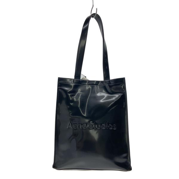 Acne Studios 黒トートバッグ Acne Studios(Acne)◇エンボスロゴトートバッグ/BLK/C10178 : セカンド