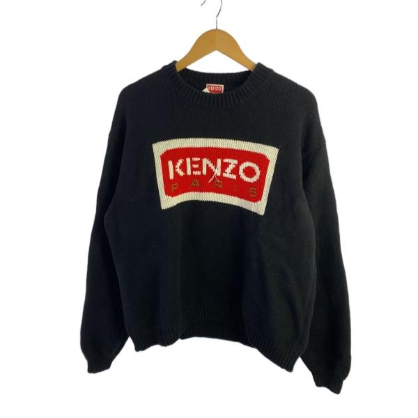 KENZO◇ニット・セーター(厚手)/L/ウール/BLK : セカンドストリート