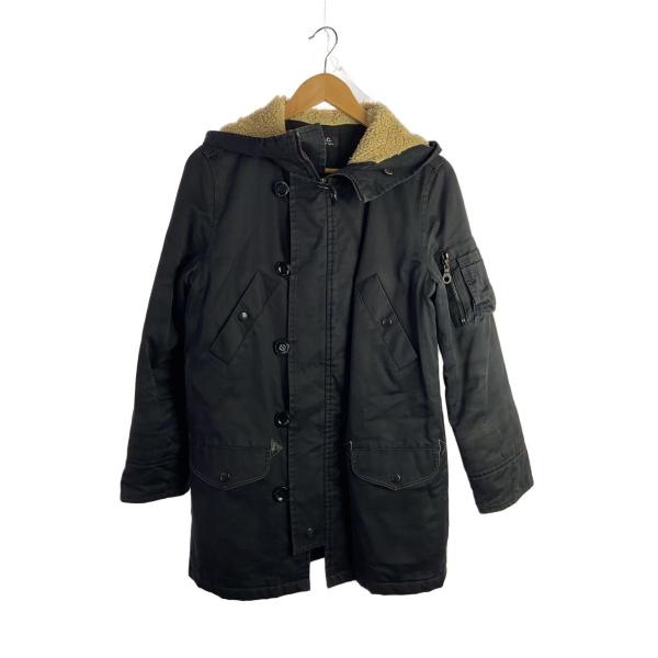 A.P.C.◇モッズコート/XS/ポリエステル/BLK : セカンドストリートYahoo