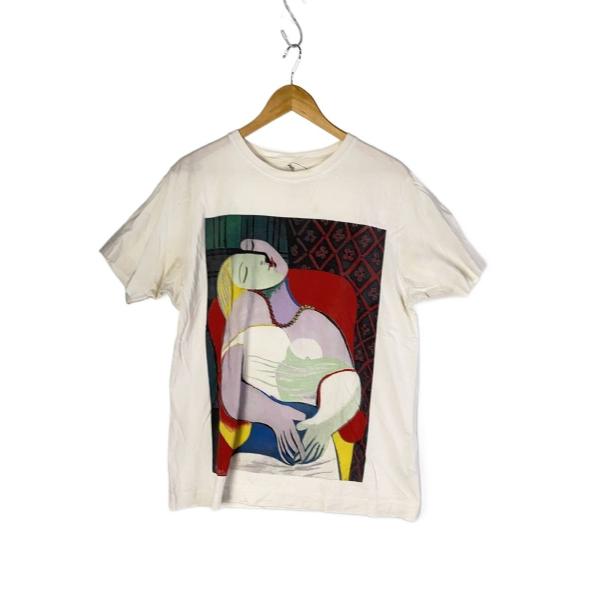 PABLO PICASSO/90s/ピカソの夢/Tシャツ/L/コットン/WHT/プリント
