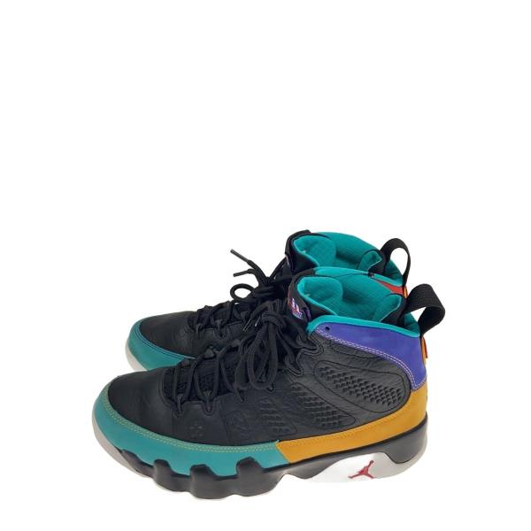 NIKE◆AIR JORDAN 9 RETRO/エアジョーダンレトロ/ブラック/302370-065/27cm/BLK//