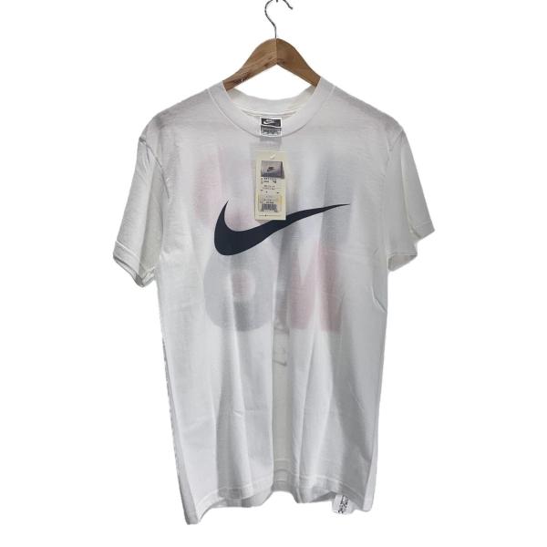 NIKE◇ドジャース/野茂/90s/タグ付/Tシャツ/S/コットン/WHT/ドジャース