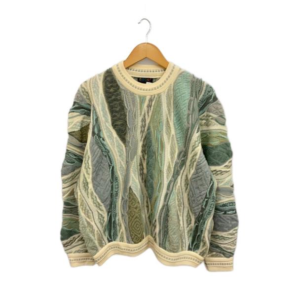 COOGI◇ニット・セーター(厚手)/M/ウール/マルチカラー/総柄