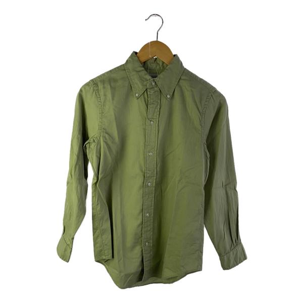 FAR EAST MANUFACTURING◇長袖シャツ/--/コットン/GRN/無地