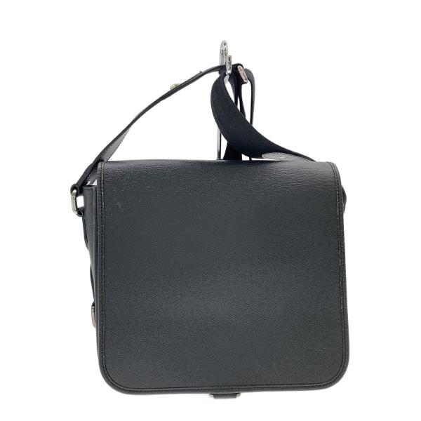 LOUIS VUITTON◇アンドレイ_タイガ/レザー/BLK/無地 : セカンド