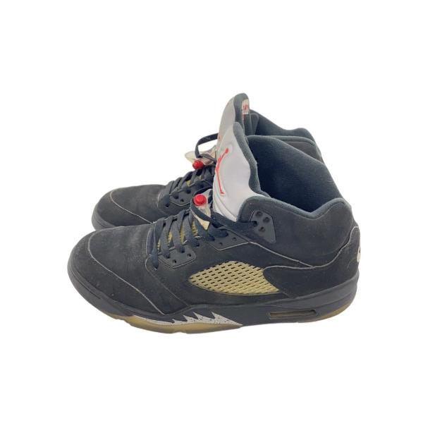 NIKE◆AIR JORDAN 5 RETRO OG/エアジョーダンレトロ/ブラック/845035-003/29cm/BLK//