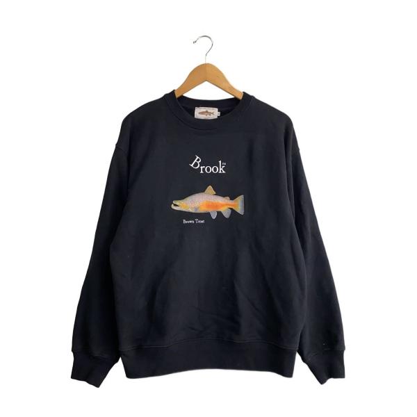BROOK◇スウェット/XL/コットン/BLK/プリント/5769-01// : セカンド