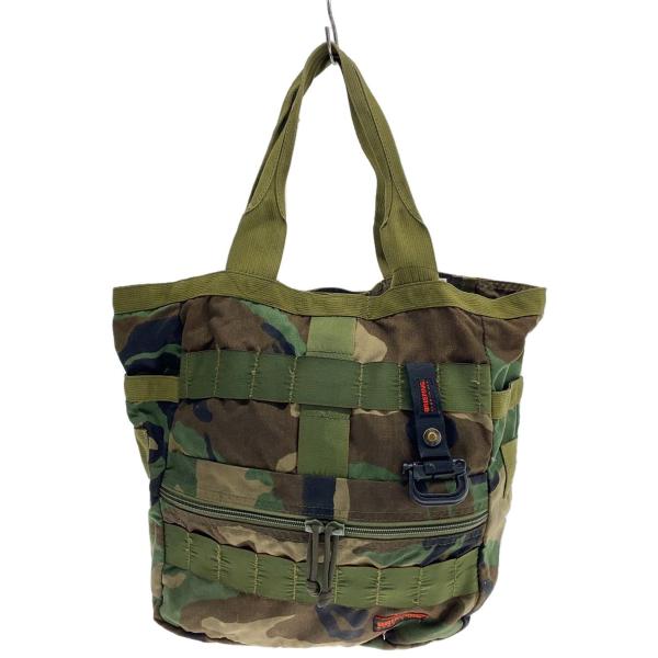 【週末セール】BRIEFING 2way カモフラ ナイロン バッグ BRIEFING◇トートバッグ/ナイロン/GRN/カモフラ// : セカンド