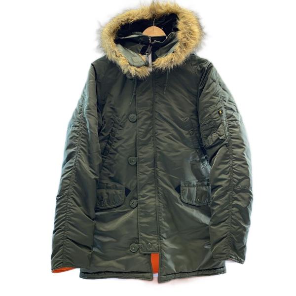アルファ　N-3B モッズ 未使用 ALPHA INDUSTRIES◇N-3B/モッズコート/M/ナイロン/KHK/無地/026200