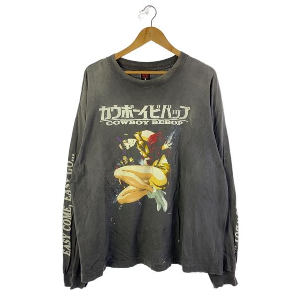 SAINT MICHAEL◇CB_LS TEE / COWBOY BEBOP/長袖Tシャツ/XXL/コットン