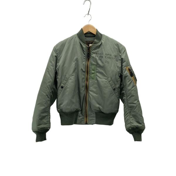 THE REAL McCOY'S◇DOBBS INDUSTRIES INC TYPE MA-1/S/ナイロン/カーキ