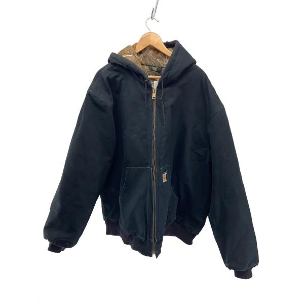 Carhartt◇カーハート/ジャケット/XXL/コットン/ブラック/無地/14806