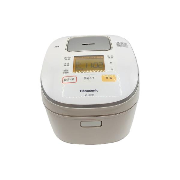 Panasonic◇炊飯器 SR-HB107-W [ホワイト] : セカンドストリートYahoo