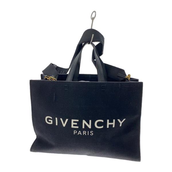 GIVENCHY◇トートバッグ/キャンバス/BLK : セカンドストリートYahoo!店