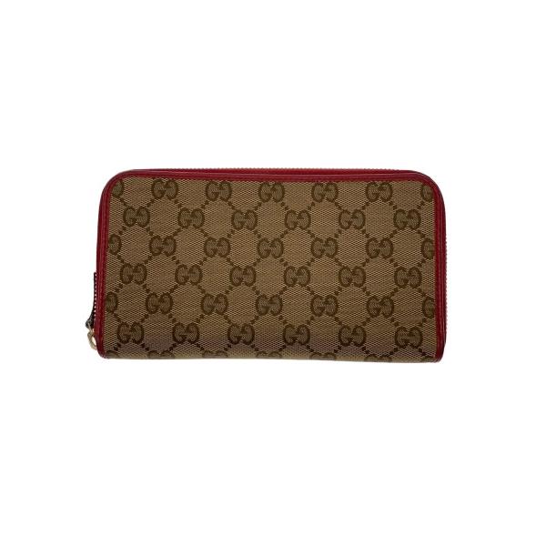 GUCCI◇長財布/キャンバス/BRW/RED/レディース/363423// : セカンド
