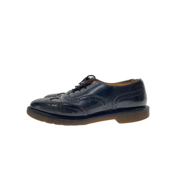 Dr.Martens◇ドレスシューズ/UK9/BLK/レザー/イングランド製/ウイング