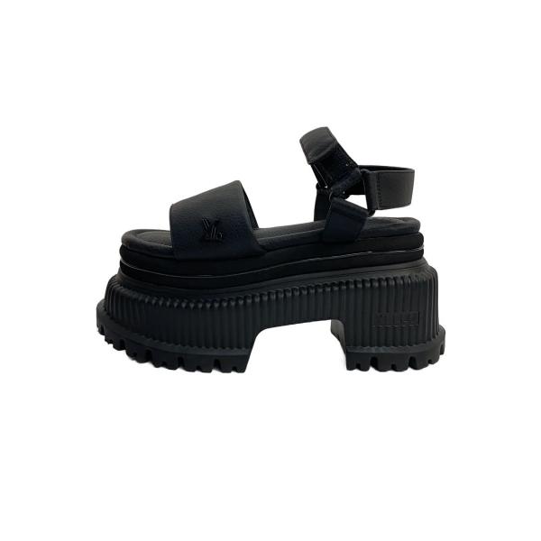 YELLO サンダル ブラックS YELLO◇サンダル/S/BLK/INK PLATFORM SANDALS : セカンドストリート