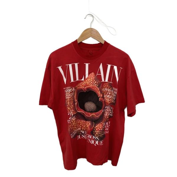 doublet 25aw VILLAIN グラフィックTシャツ レッド ssol-shopping_2348090396237