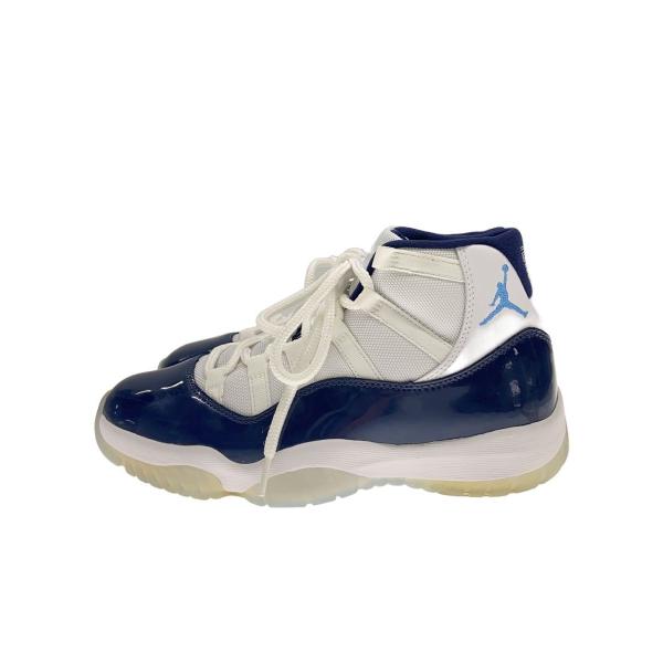 NIKE◆AIR JORDAN 11 RETRO/エアジョーダンレトロ/ホワイト/378037-123/26cm/WHT/? NULL ?